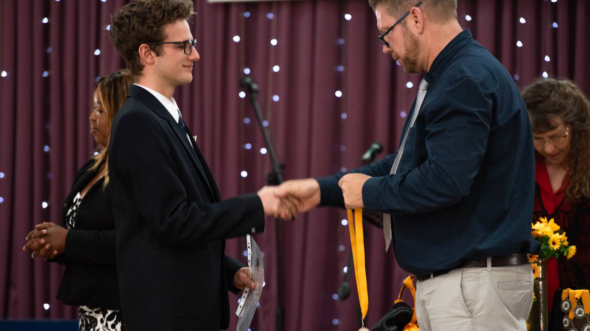 Students learning together